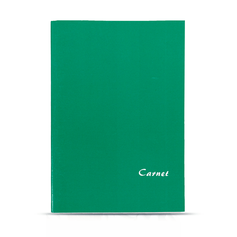 كتاب تمرين خط أفقي أخضر